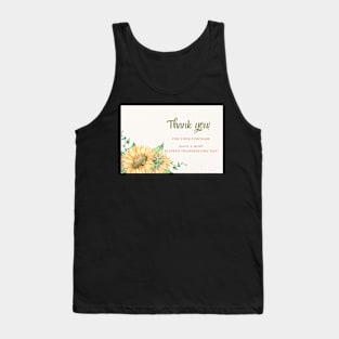 Thank You For Your Purchase Card (Thanksgiving Day) - 04 Tank Top